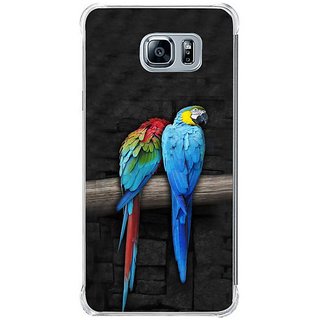 Fuson Designer Phone Back Case Cover Samsung Galaxy Note 5 ( Parrots Sitting A Branch )