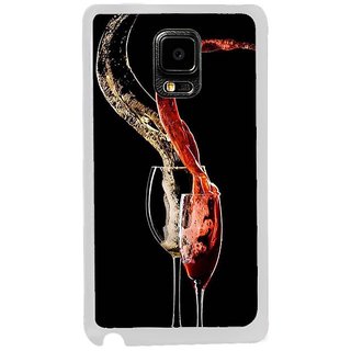 Fuson Designer Phone Back Case Cover Samsung Galaxy Note Edge ( Splashes From The Glass )