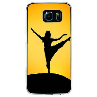 Fuson Designer Phone Back Case Cover Samsung Galaxy S6 Edge+ ( Yoga Girl )