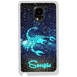 Fuson Designer Phone Back Case Cover Samsung Galaxy Note Edge ( Scorpio Sun Suign )