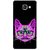 Fuson Designer Phone Back Case Cover Samsung Galaxy On7 Pro ( Three Eyed Cat With Glasses )