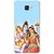 Fuson Designer Phone Back Case Cover Samsung Galaxy On7 Pro ( Lord Shiva Parvati And Ganesha )
