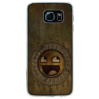 Fuson Designer Phone Back Case Cover Samsung Galaxy S6 ( The Big Smiling Face )