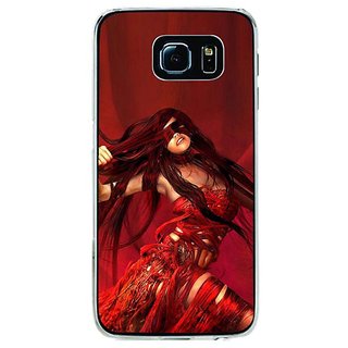 Fuson Designer Phone Back Case Cover Samsung Galaxy S6 ( Lively Dancing Girl )