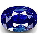 Divya Shakti 4.25 - 4.50 Ratti BLUE SAPPHIRE ( NEELAM / NILAM STONE ) 100 ORIGINAL CERTIFIED NATURAL GEMSTONE AAA QUAL