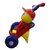EZ' PLAYMATES FUNKY FOLDING TRICYCLE - RED/YELLOW