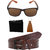 Abloom Men Gift Combo Pack Of 4 Wallet , Belt , keychain , sunglasses
