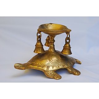 MC Brass Metal Turtle Candle Holder