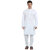 White Cotton Plain Kurta and Pyjama set