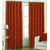 deal wala pack of 2 rust color eyelet door curtain