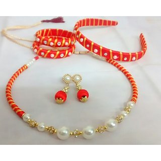 Silk thread jewellery for babies clearance