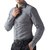 Grahakji Men's Grey Regular Fit Formal Poly-Cotton Shirt