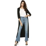 Raabta Fashion Black Cotton Shrug For Women
