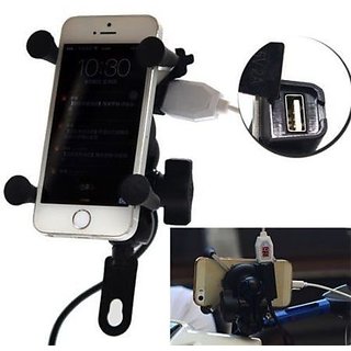 bike mobile holder with charger