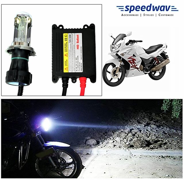 Speedwav Bike Hid Headlight Conversion Kit 6000K Hero Karizma