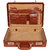 Leather World Tan High Quality PU Leather 17 inch Expandable Briefcase cum Office Bag