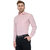 RG Designers Light Pink Solid Slim Fit Formal Shirt