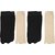 Tahiro BlacknBeige Cotton Thumb Ankle Socks - Pack Of 4