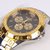 FAST SELLING Rosra Watch for men with Black dial  Golden Watch By Prushti Fashion