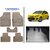 Speedwav Carpet Beige Car Floor / Foot Mats -Ford Figo