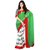Triveni Multicolor Cotton Chiffon Printed Saree With Blouse