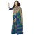 Triveni Multicolor Bhagalpuri Silk Printed Saree With Blouse