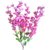6th Dimensions Artificial Peach Blossom Flower Bunch (9 Stems, Purple, 45cm)