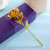 Rare Golden Rose Dipped With 24k Pure Gold Long Stem Flower Best Gift Free Box