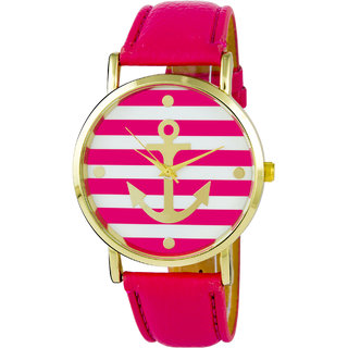 Addic Sailor's Sweetheart Pink  Gold Women's Watch