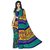 Triveni Multicolor Faux Georgette Printed Saree With Blouse