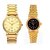 Hmt Golden Dail And Black Dail  Unisex  Couple Watches Combo