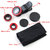 3 in 1 Mobile Camera Lens kit for iPhone Android Basic Smart Mobile Tablet iPad + Free OTG+Surprise Gift+Free Shipping