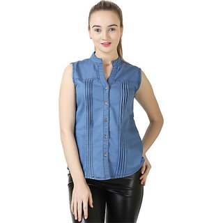 denim shirt for girls online