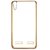 Lenovo A6000 Totu Transparent Back Cover Color Gold