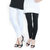 Ladies Cotton Leggings Pack of 2 (Black and White)  ,Girls Chudithar Pants(TH-GTR8793)