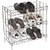 Shoe Rack Made of Stainless Steel AISI 304 (13X20X20 INCH)