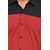 Stylox Men's Red & Black Slim Fit Casual Shirt
