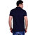 La Milano Men's Navy Polo Neck Tshirt
