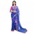 Vistaar Designer Bandhani Chiffon Printed Saree With Lace And Blouse Piece