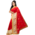 Nava Prakash Red With Silver Border Silk Embroided Saree
