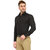 RG Designers Black Solid Slim Fit Formal Shirt