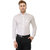 RG Designers White Solid Slim Fit Formal Shirt