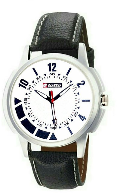 Buy Lotto Black And White Casual Mens Watch Online @ ₹249 from ShopClues