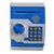 Money Safe ATM Machine piggy bank- Blue Coin Bank for kids