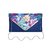 Crude Floral Blue Ladies Clutch-rg1163 for Women's  Girl's