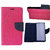 Micromax Canvas 2 A120 Flip Cover By  - Pink