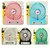 4 Blades Rechargable Fan (Assorted) With Led Light Combo