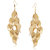 VK Jewels Patterned Leafy Gold Plated Alloy Drop Earring Set For Women & Girls- ERZ1632G [VKERZ1632G]