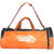 Bagther Green  Orange Nylon Duffel Bag (No Wheels)