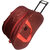 Bagther Red Polyester Duffel Bag (2 Wheels)